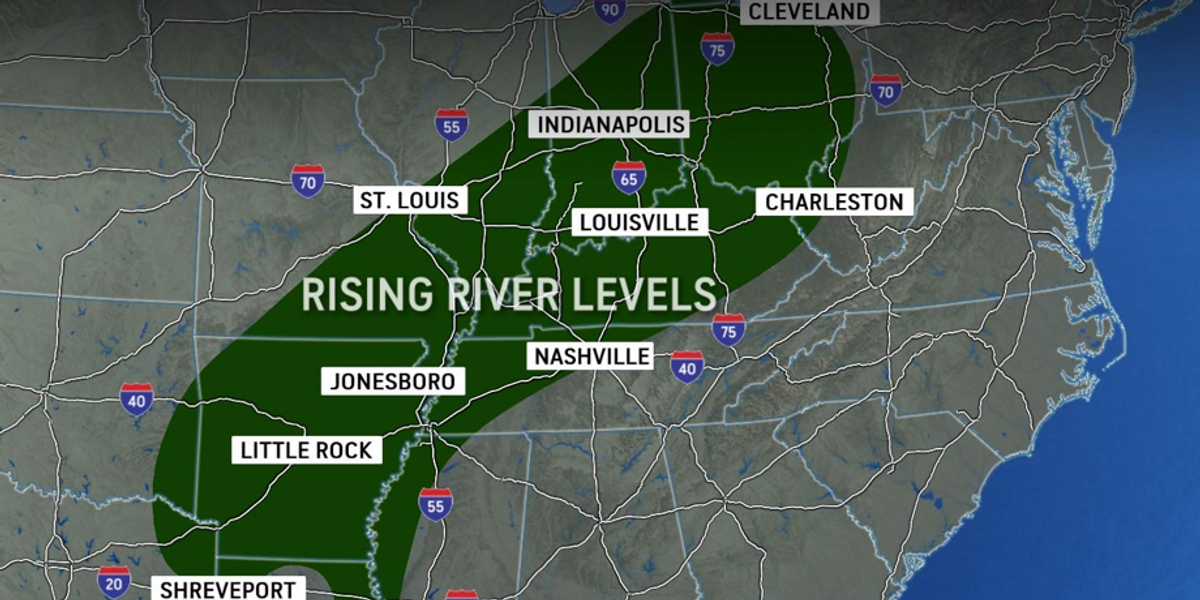NextImg:US weather: 'Rare and dangerous' flooding threatens 'catastrophic risk to life' with 100mph storms to strike almost 20 states