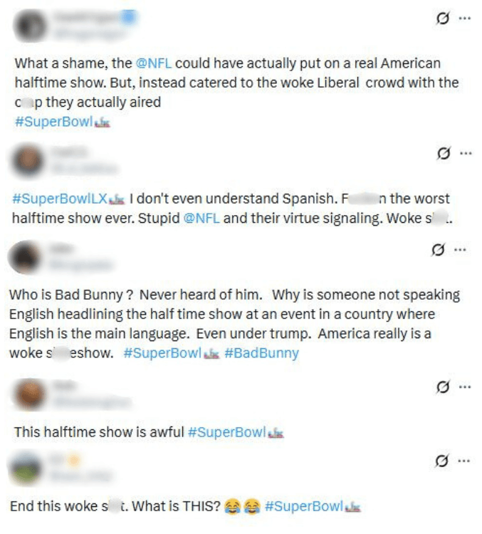 Bad Bunny's performance