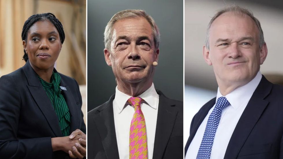 Badenoch, Farage, Davey