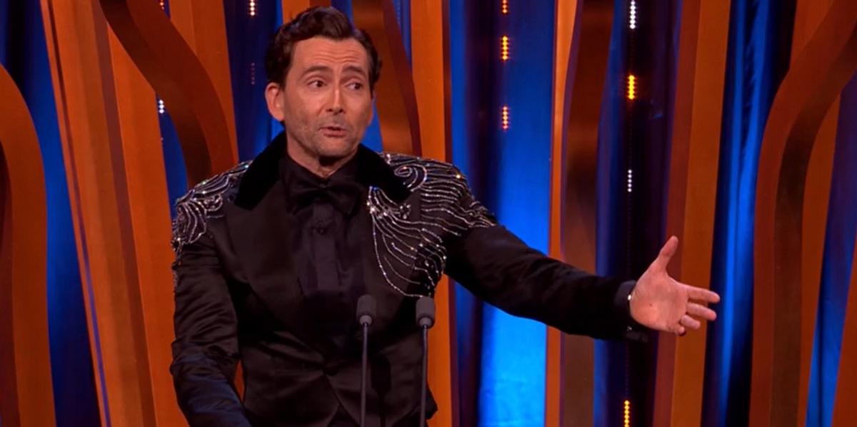 NextImg:BBC Baftas fans distracted by David Tennant’s outfit as they question bizarre wardrobe choice