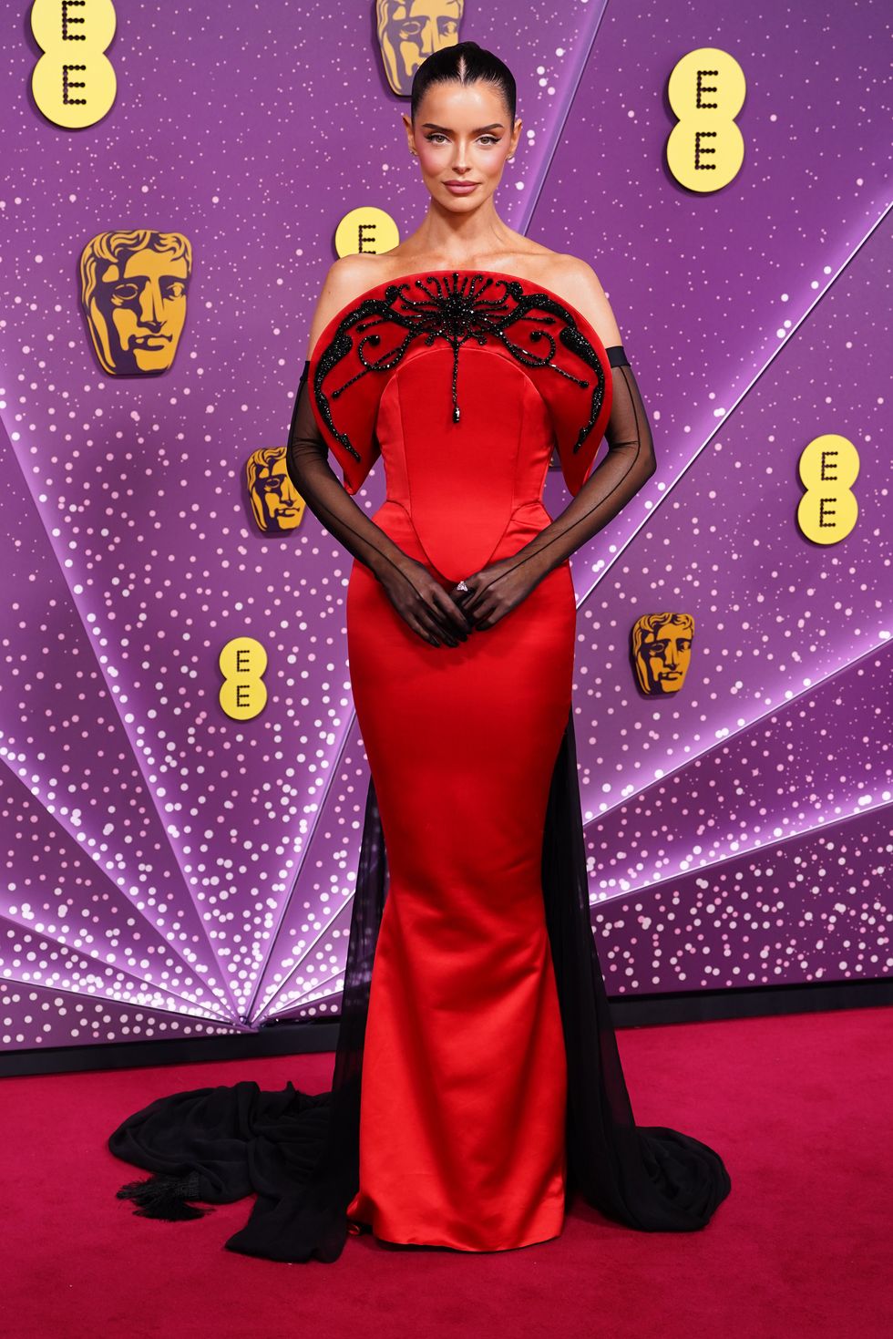 Baftas 2026 red carpet: Maura Higgins