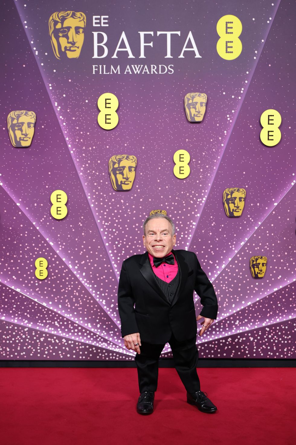 Baftas 2026 red carpet: Warwick Davis