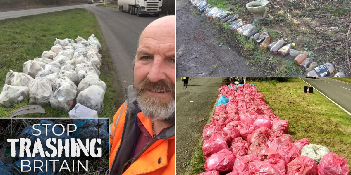 NextImg:'Horrendous' lay-bys filled with human waste cleared thanks to work of relentless volunteers