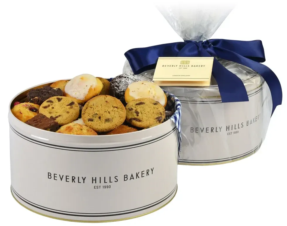 Bakery tin comprising of muffins.