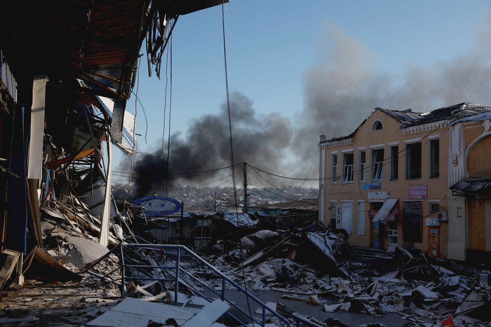 Bakhmut in Ukraine has suffered mass destruction following several deadly attacks