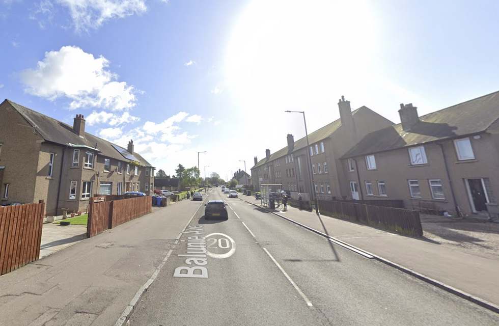 Ballindean Road in Dundee