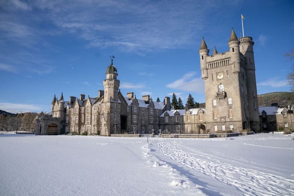 Balmoral covered in snow