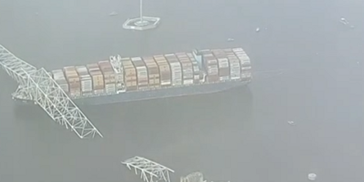NextImg:Baltimore bridge 'didn't stand a chance' against 95,000 TONNE ship