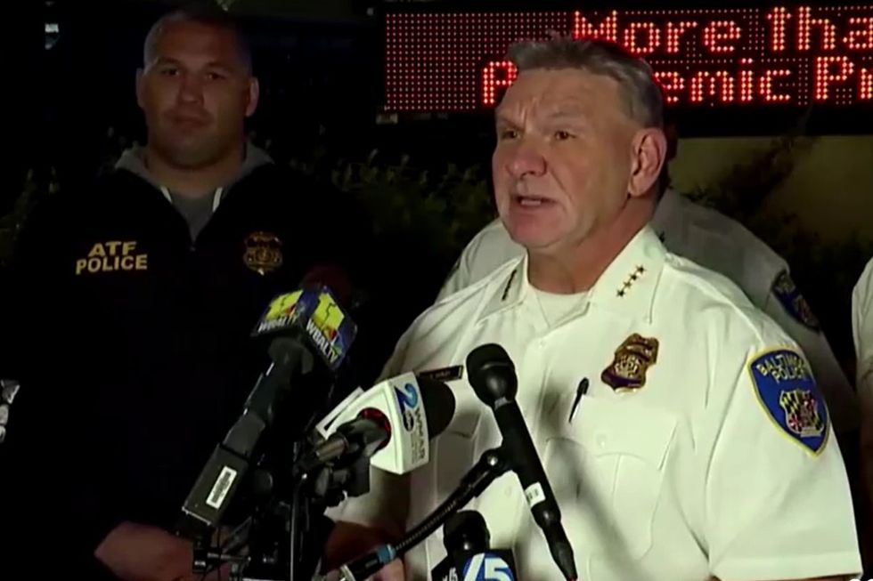 BALTIMORE POLICE COMMISSIONER RICHARD WORLEY