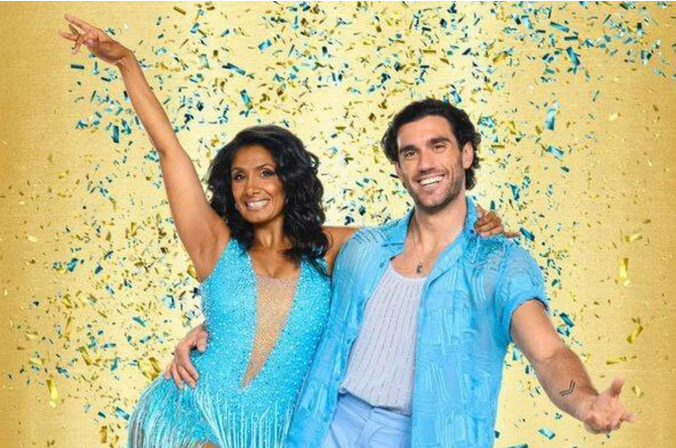 Balvinder Sopal and Strictly newcomer Julian Caillon