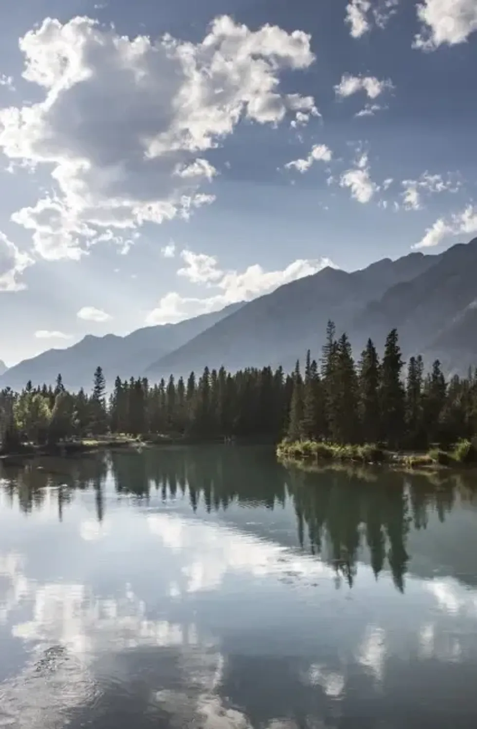 Banff mountains and lakes