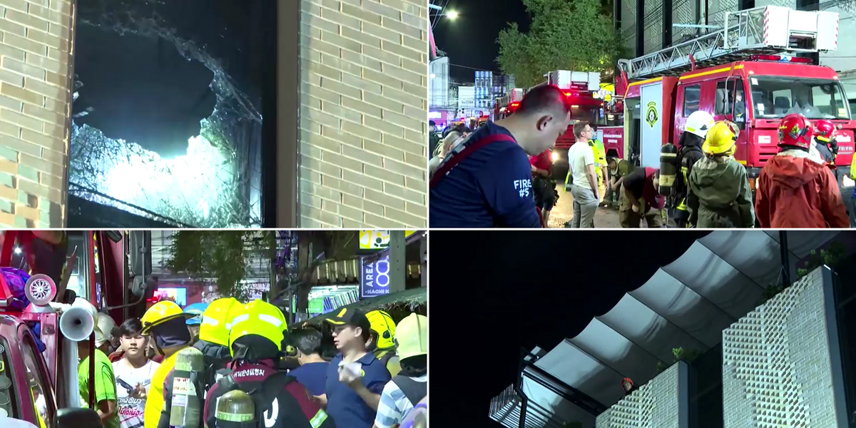 NextImg:Three tourists dead after fire rips through hotel in Thailand as police hunt for three men they want to question
