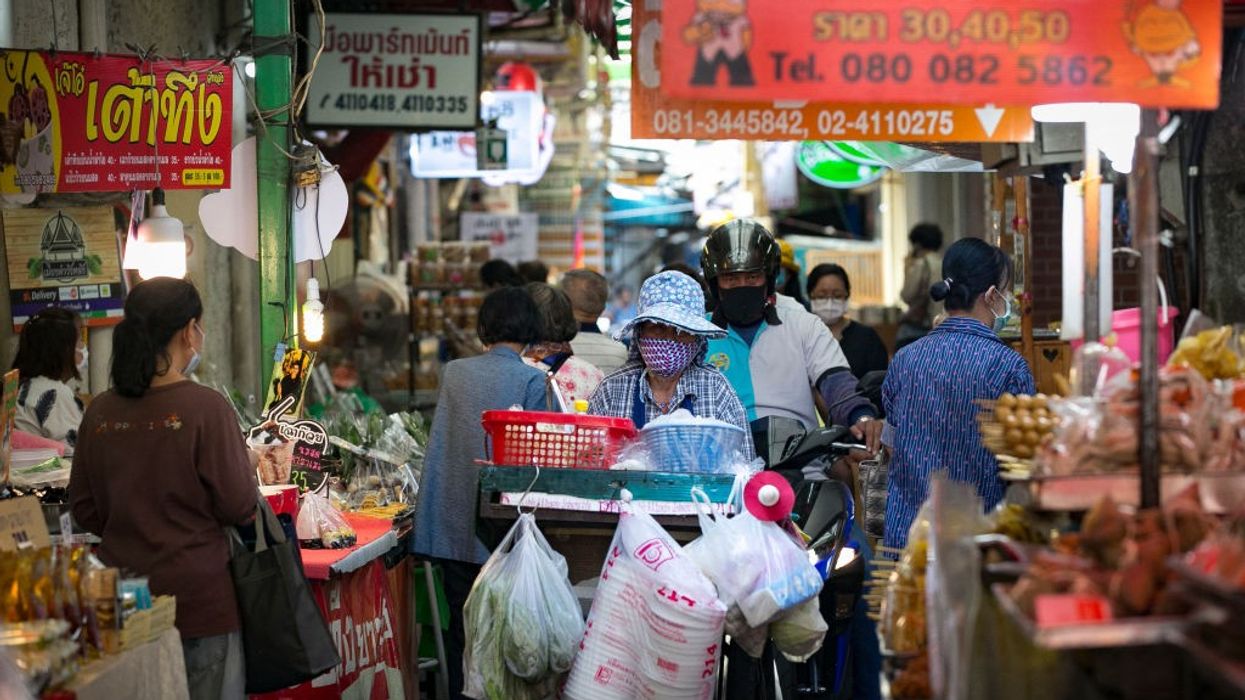 Bangkok Market (file pic)