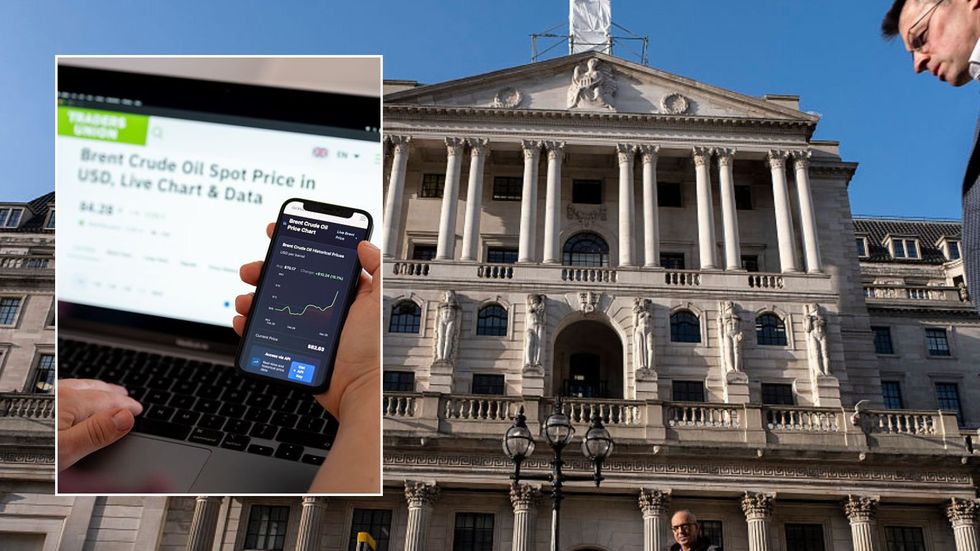 Bank of England and brent crude oil price