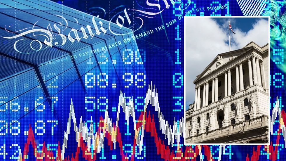 Bank of England and interest rate graph