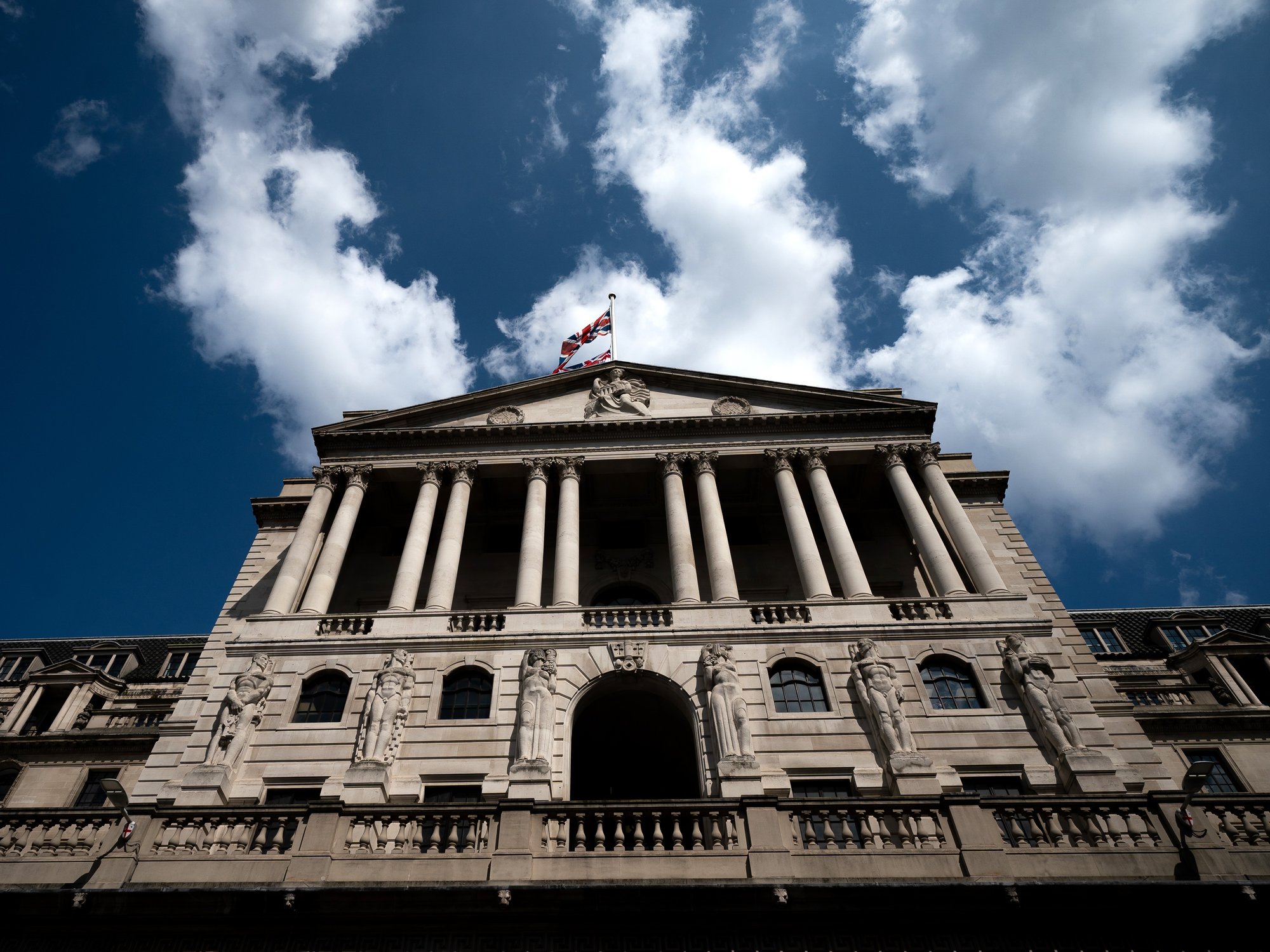 Bank of England building in London