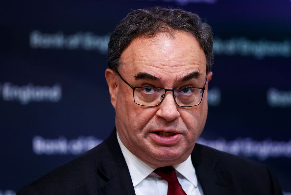 Bank of England governor Andrew Bailey