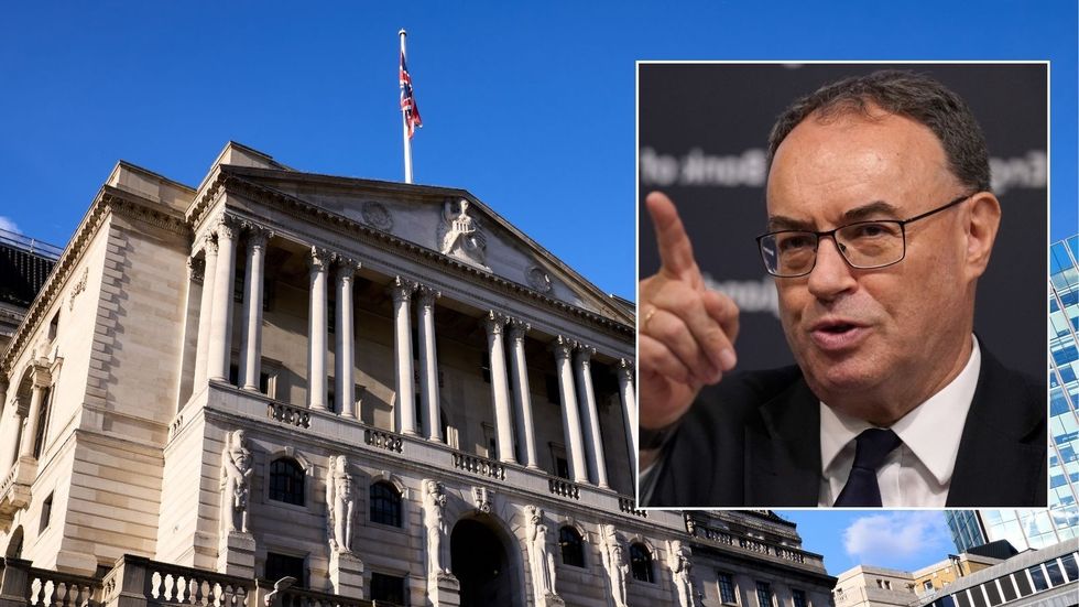 Bank of England interest rate decision Andrew bailey