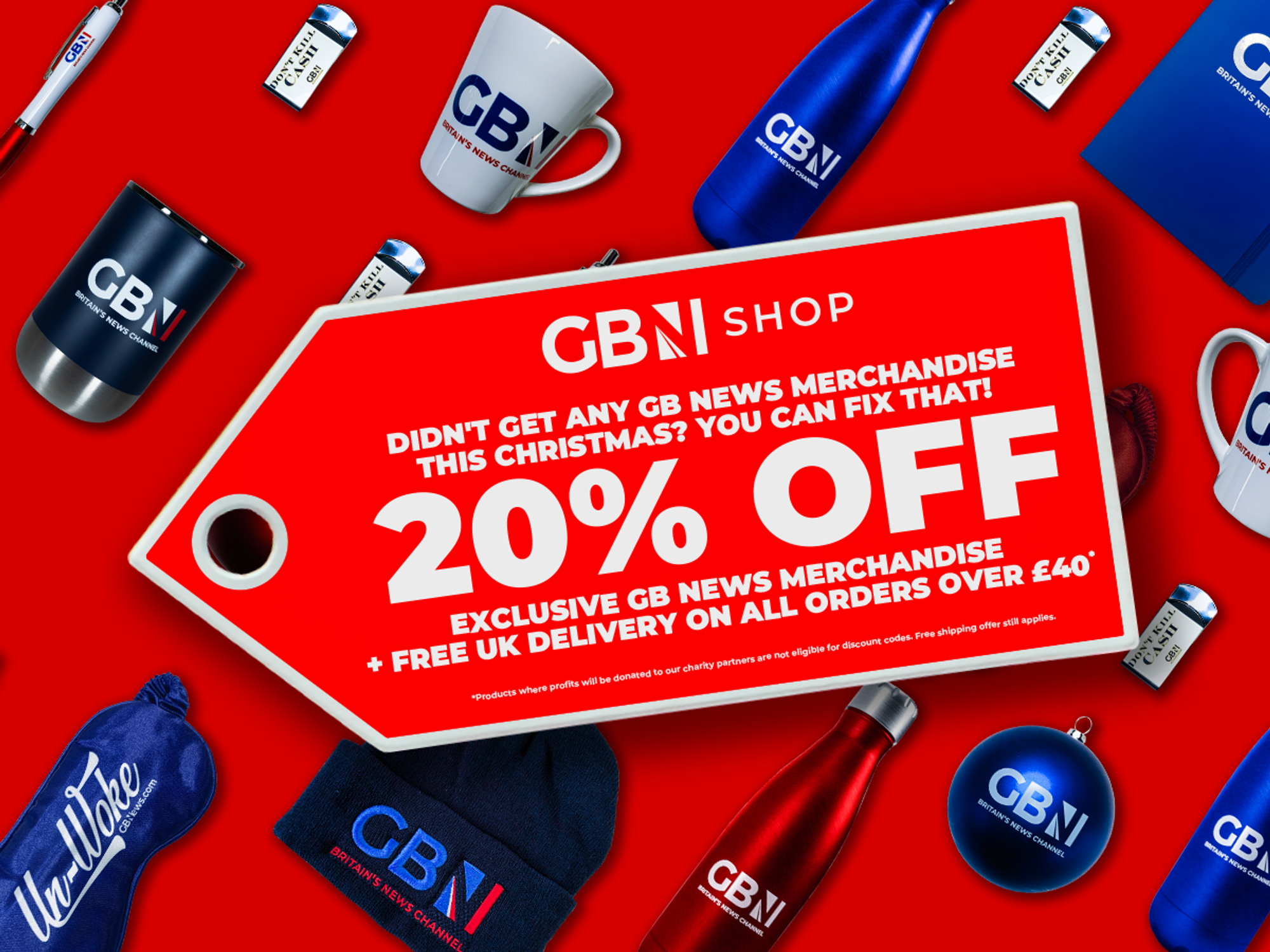 banner promoting the GBN Shop Boxing Day sale
