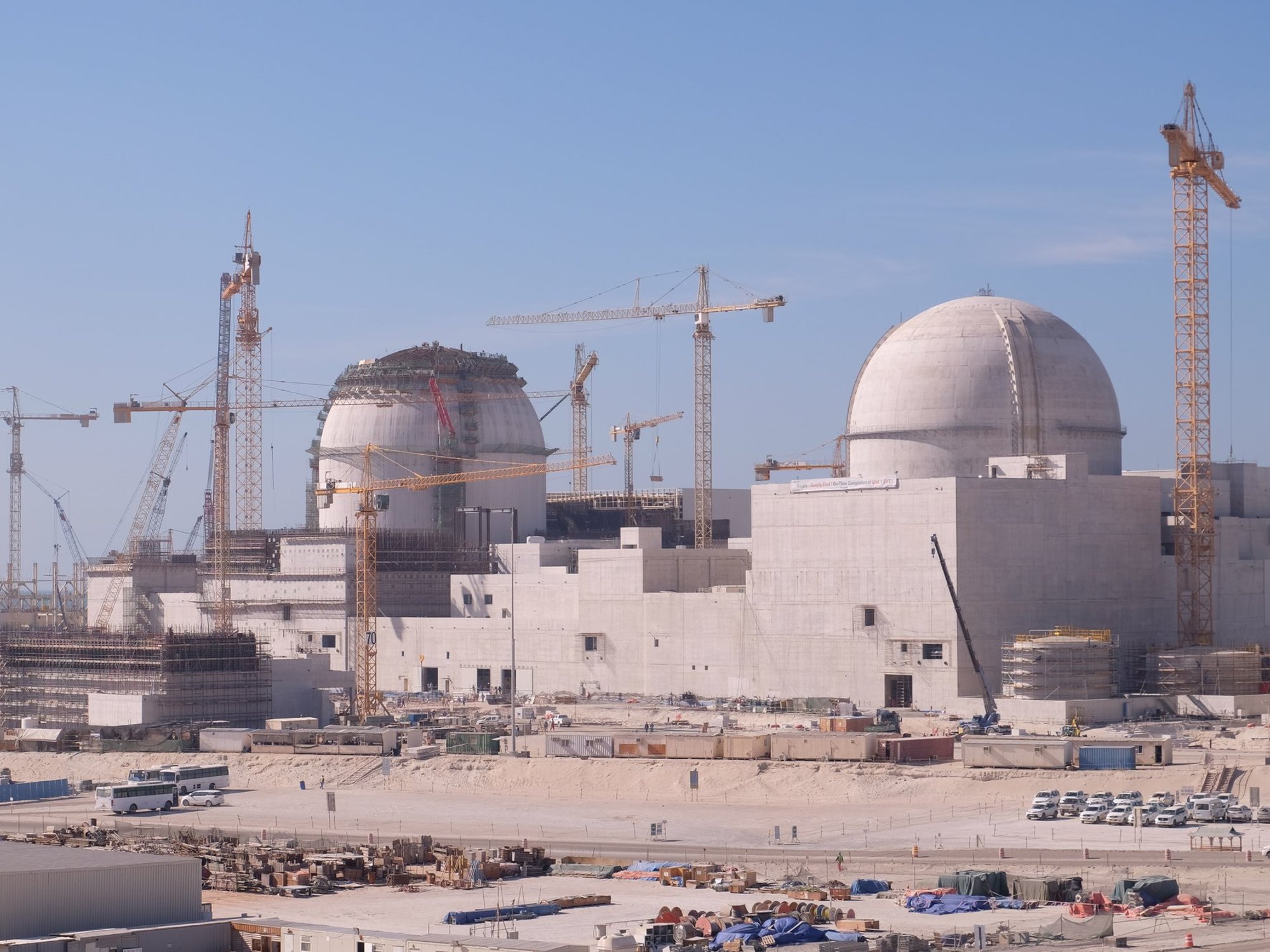 Barakah Nuclear Energy Plant under construction