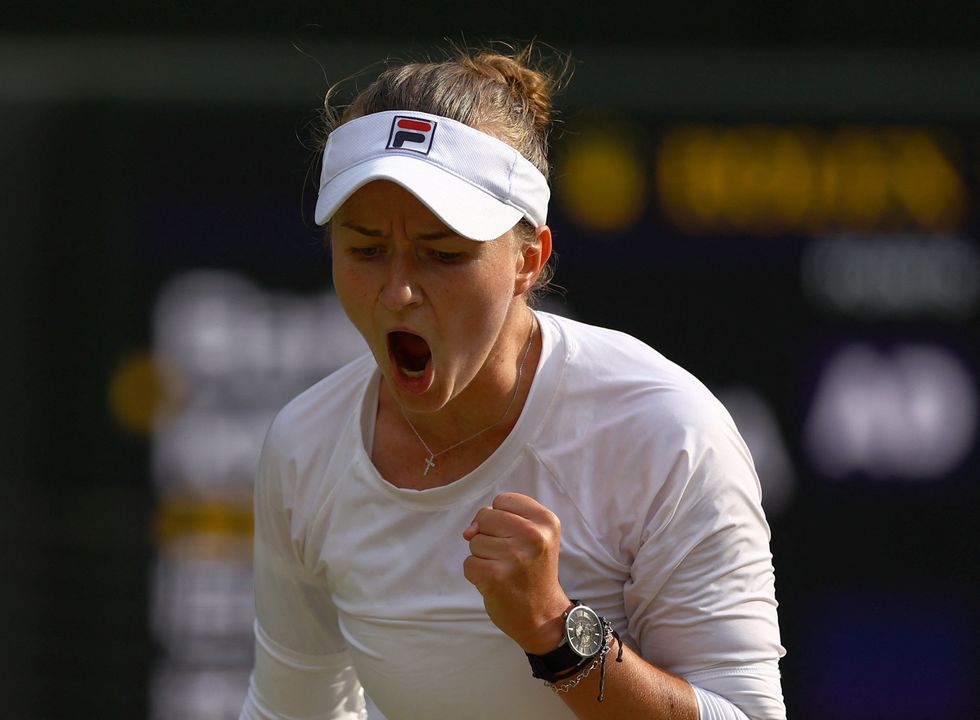 Barbara Krejcikova is through to the Wimbledon final