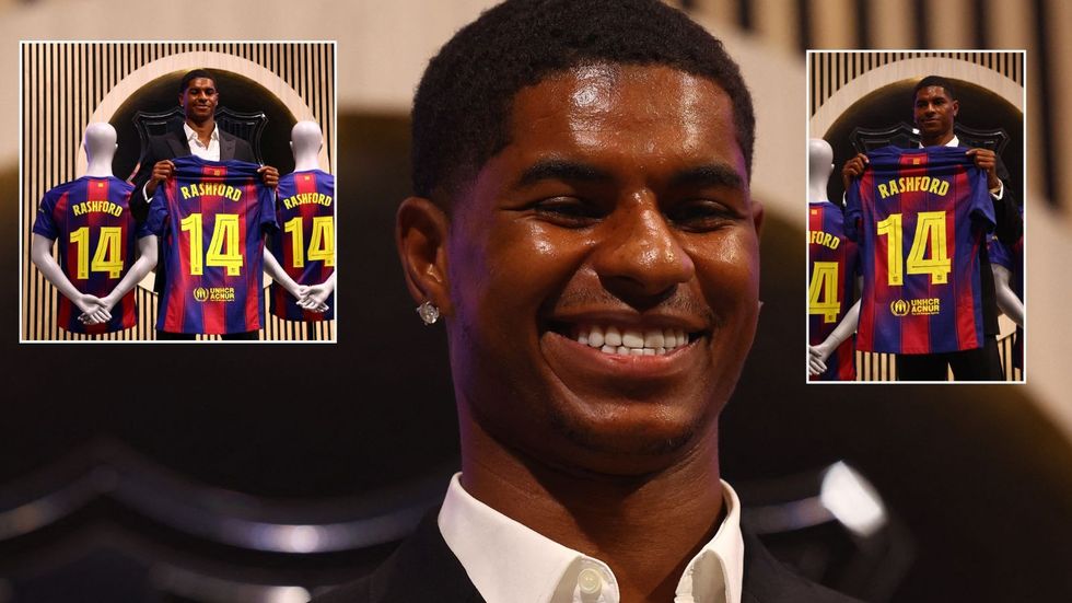 Barcelona Marcus Rashford Manchester United