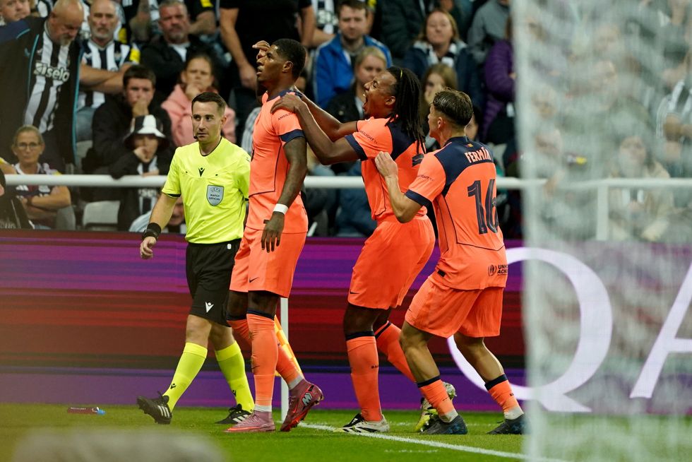 Barcelona Marcus Rashford Newcastle