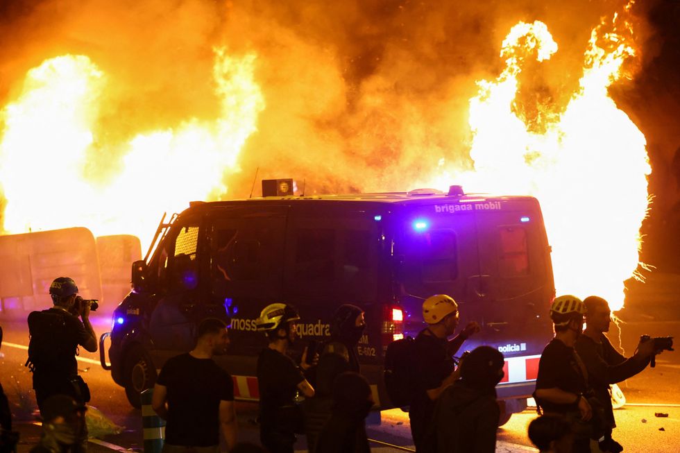 Barcelona pro-Palestine riots