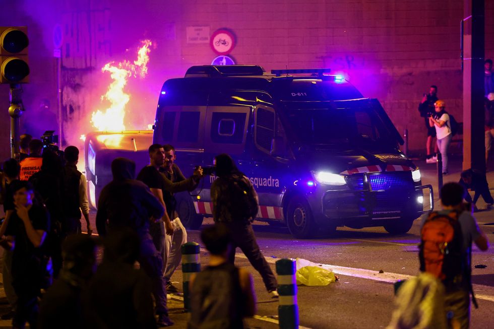 Barcelona pro-Palestine riots