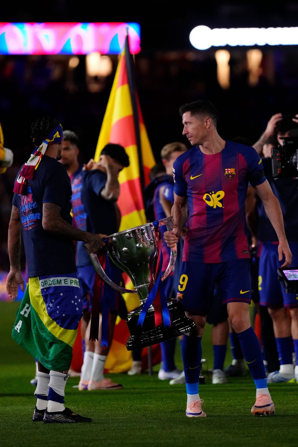 Barcelona recently beat Real Madrid to win the La Liga title for the second season in a row