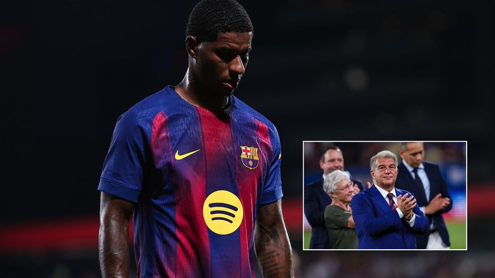 Barcelona star Marcus Rashford might have to wait to make his official debut