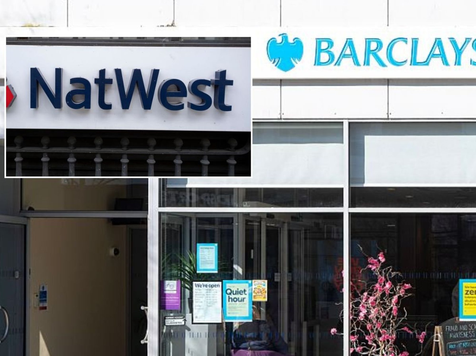 Barclays and NatWest logos