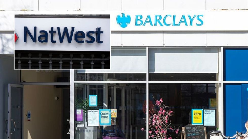 Barclays and NatWest logos