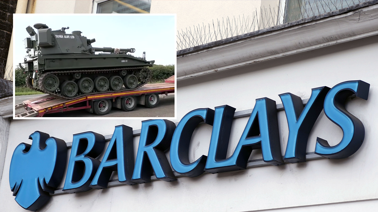 Barclays have cancelled a tank company's account