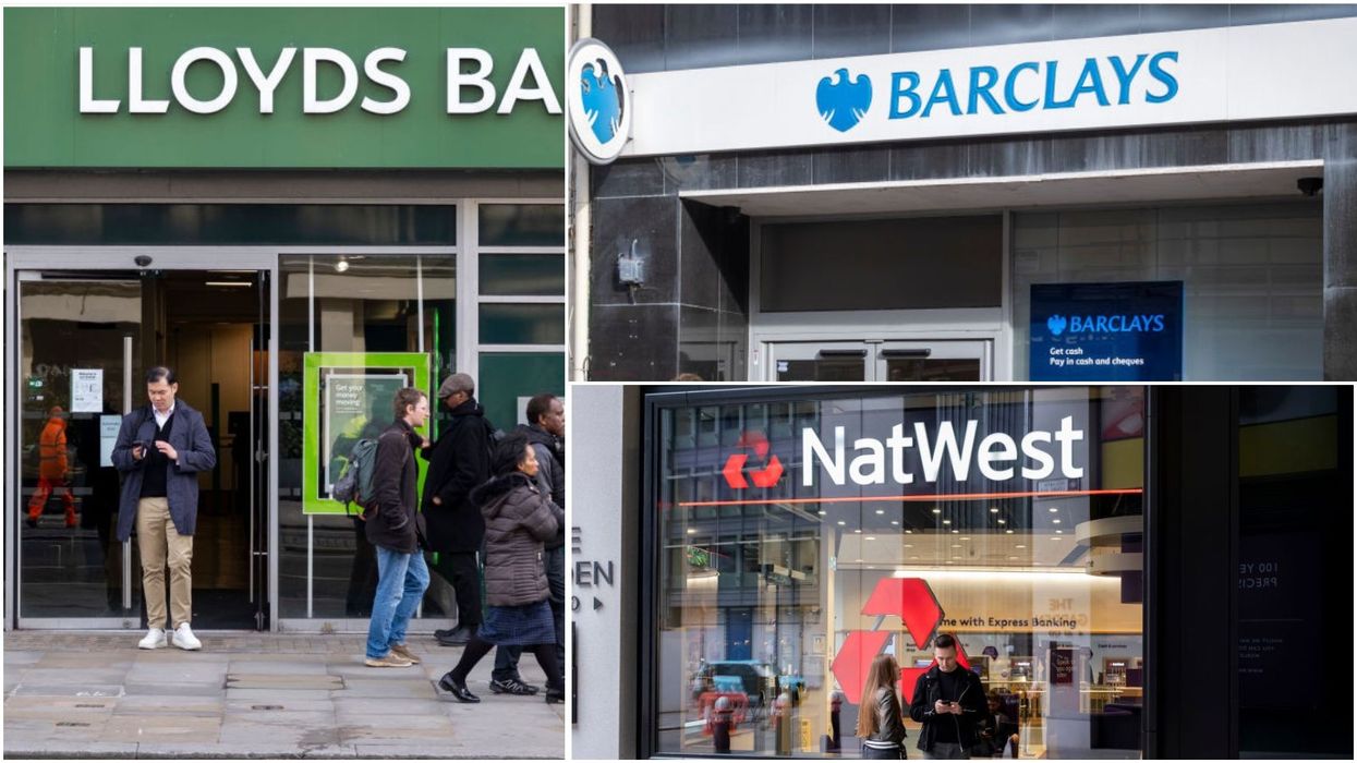 Barclays, NatWest and Lloyds Bank branches