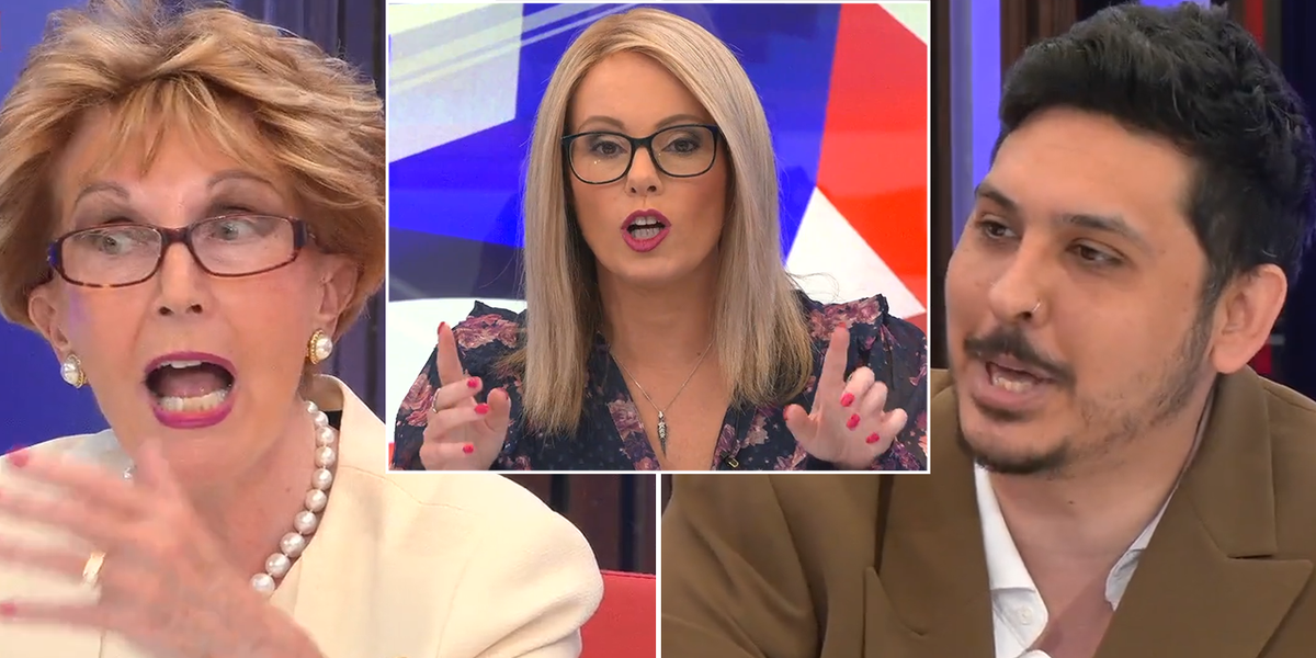 NextImg:Michelle Dewberry threatens to kick BOTH guests off GB News as fierce row erupts: ‘Pack it in!’