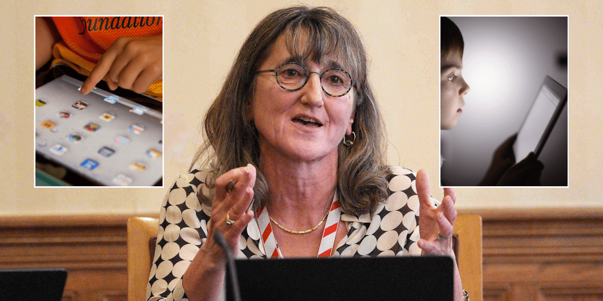 Baroness calls for ban on ALL technology given to children, labelling it ‘addictive’ Baroness calls for ban on ALL technology given to children, labelling it ‘addictive’