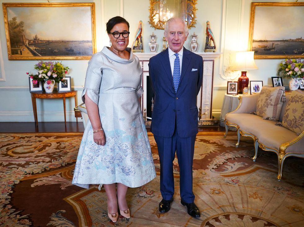 Baroness Scotland of Asthal Patricia Scotland and King Charles