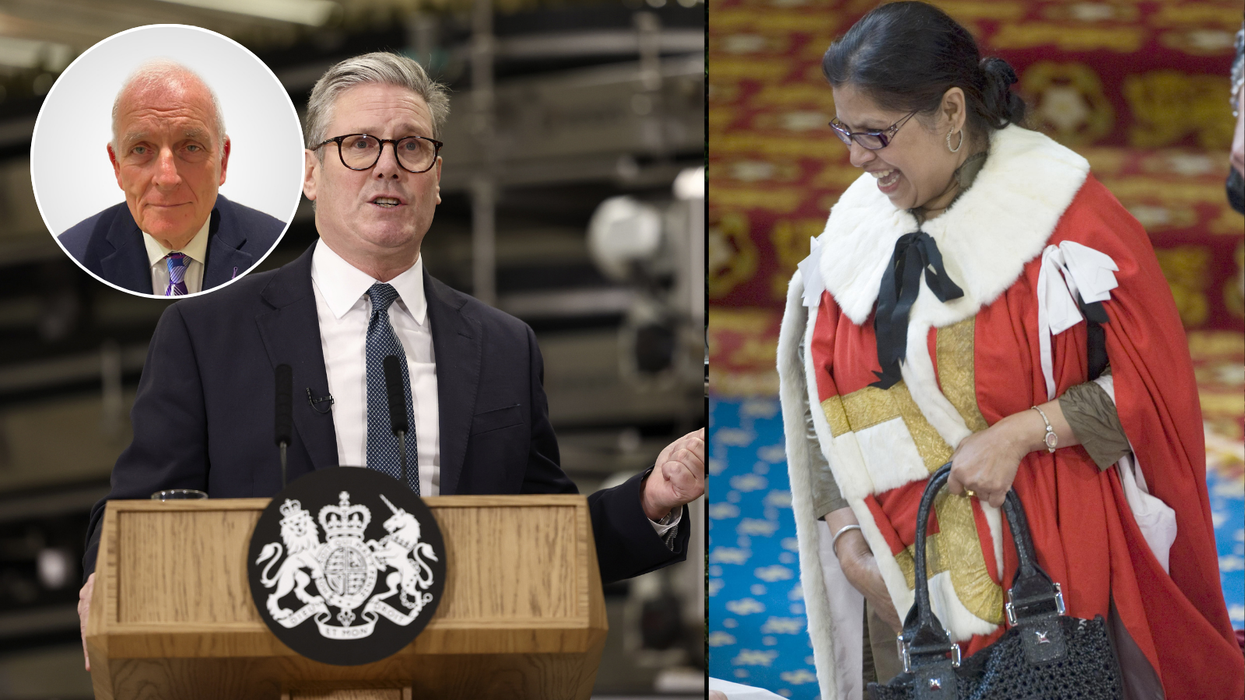 Baroness Uddin and Keir Starmer