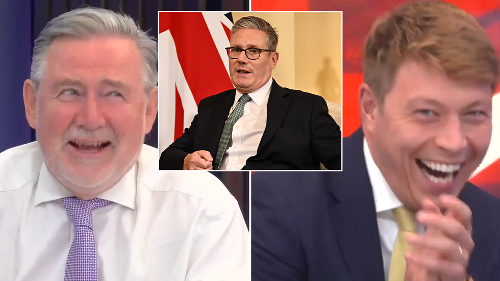 Barry Gardiner, Keir Starmer and Patrick Christys