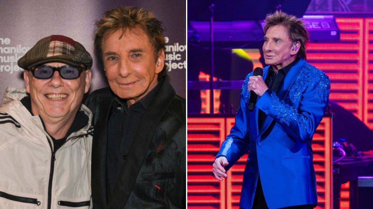 Barry Manilow and Chris Lowe