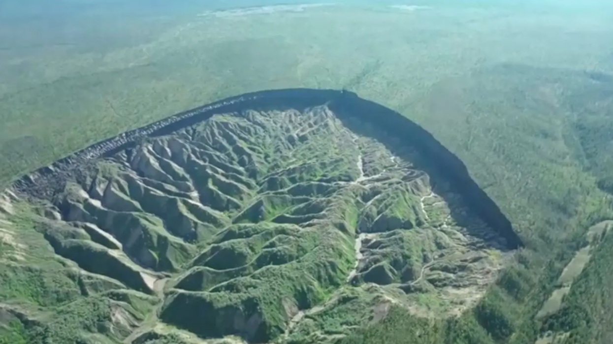 Batagaika crater