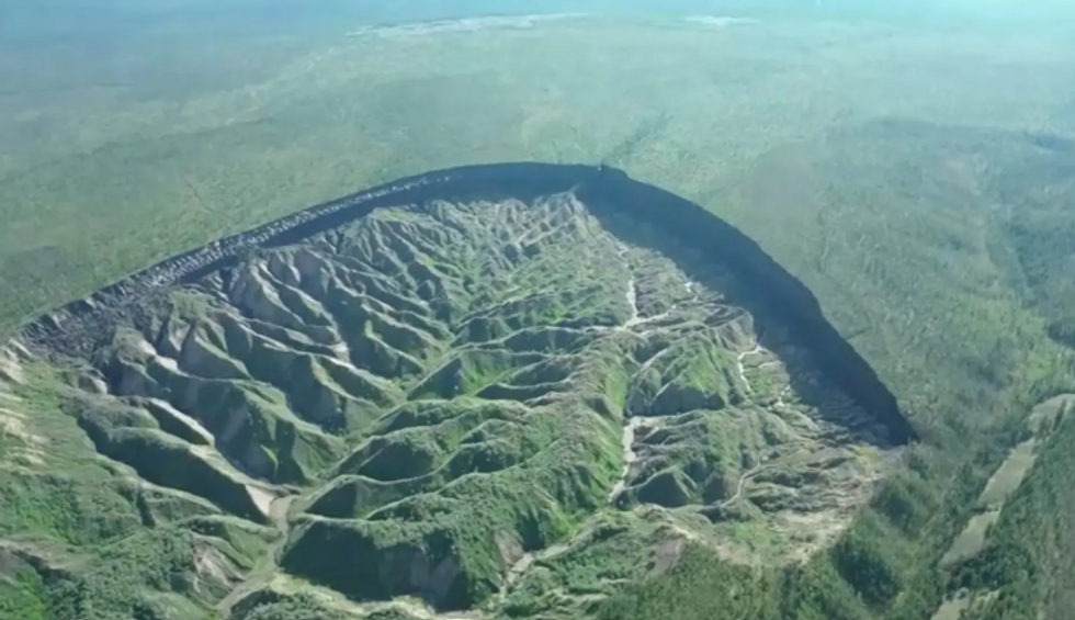 Batagaika crater