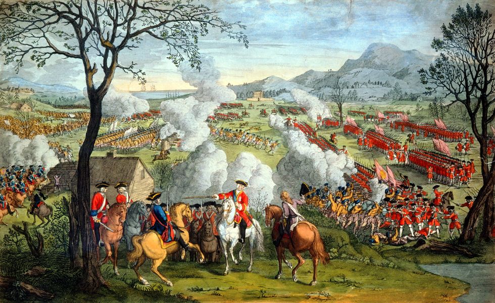 Battle of Culloden painting