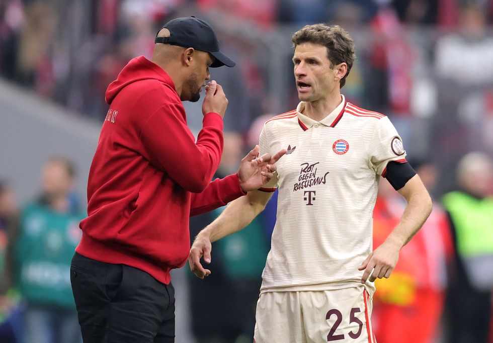 Bayern Munich Thomas Muller Vincent Kompany