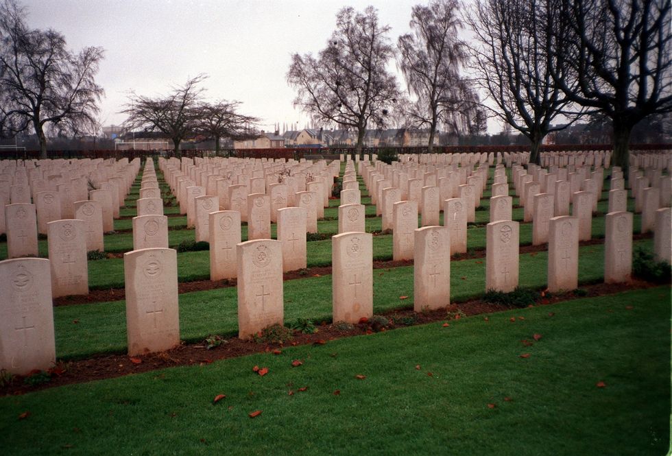 Bayeux, liberated on 7th June 1944, has the largest British cemetery in Normandy with some 4,663 British graves and a further 1,837 names inscribed on its memorial