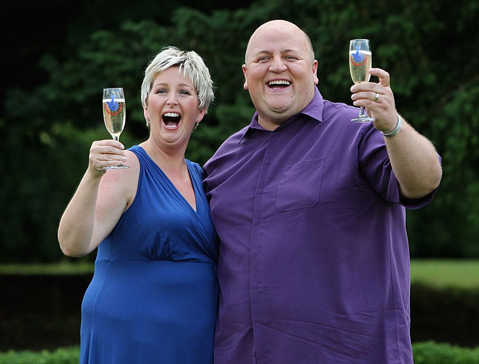 Bayford, who landed the \u00a3148million pot in 2012, was forced to split his fortune with his first wife Gillian