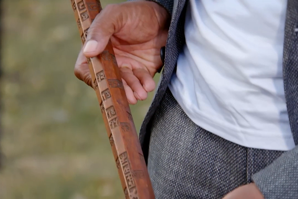BBC Antiques Roadshow: Ronnie Archer-Morgan examined the stick