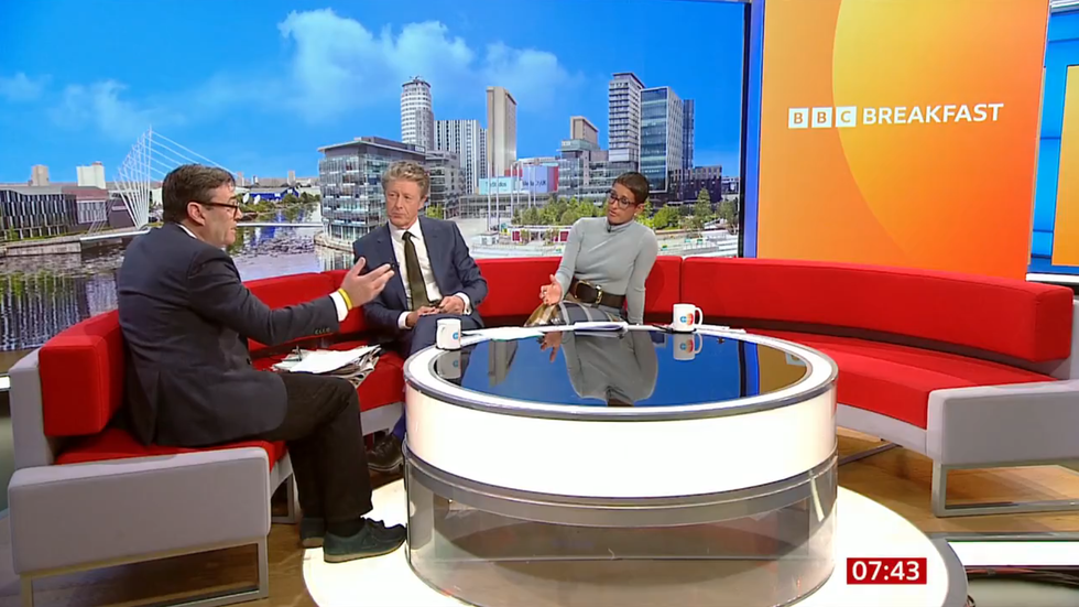 BBC Breakfast: Naga Munchetty and Andy Burnham