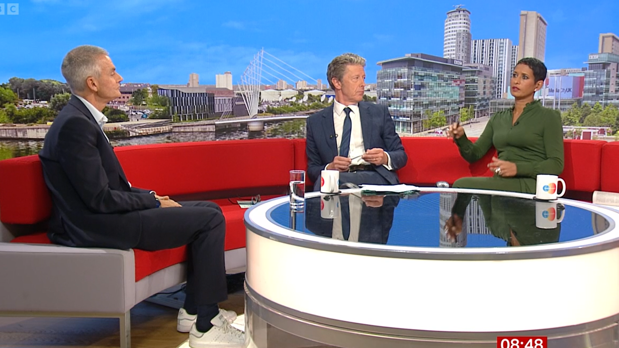 BBC Breakfast: Tim Davie faced questions from Charlie Stayt and Naga Munchetty